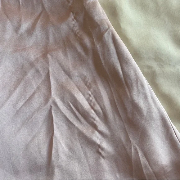 NEW! House of CB- Baby Pink Olivette Crystal Satin Corset Maxi Dress Size Small - Picture 10 of 11